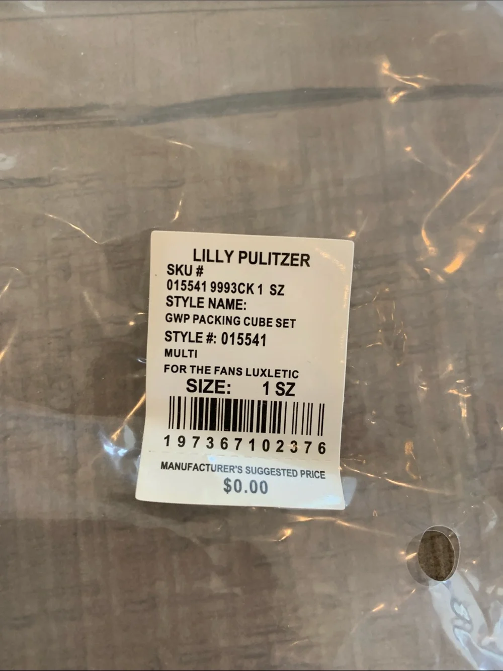 Lilly Pulitzer Nesting Packaging Cube Set in For the Fans